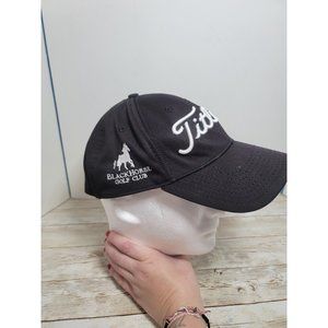 Titlest New Era Black Horse‎ Golf Club White Hall, MD Black White Hat L XL EUC